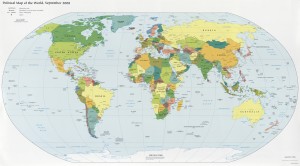 world map